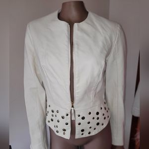 Forever 21 Exclusive Studded Lined Faux Leather Jacket
